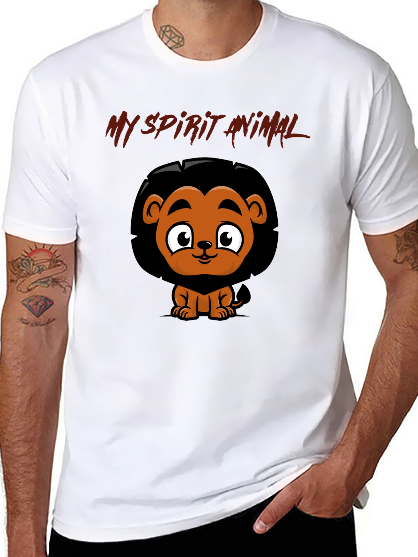 My Spirit Animal Lion Graphic Tee