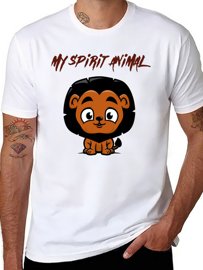 My Spirit Animal Lion Graphic Tee