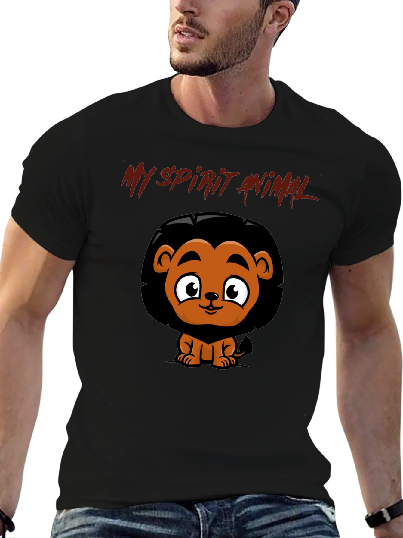 My Spirit Animal Lion Graphic Tee