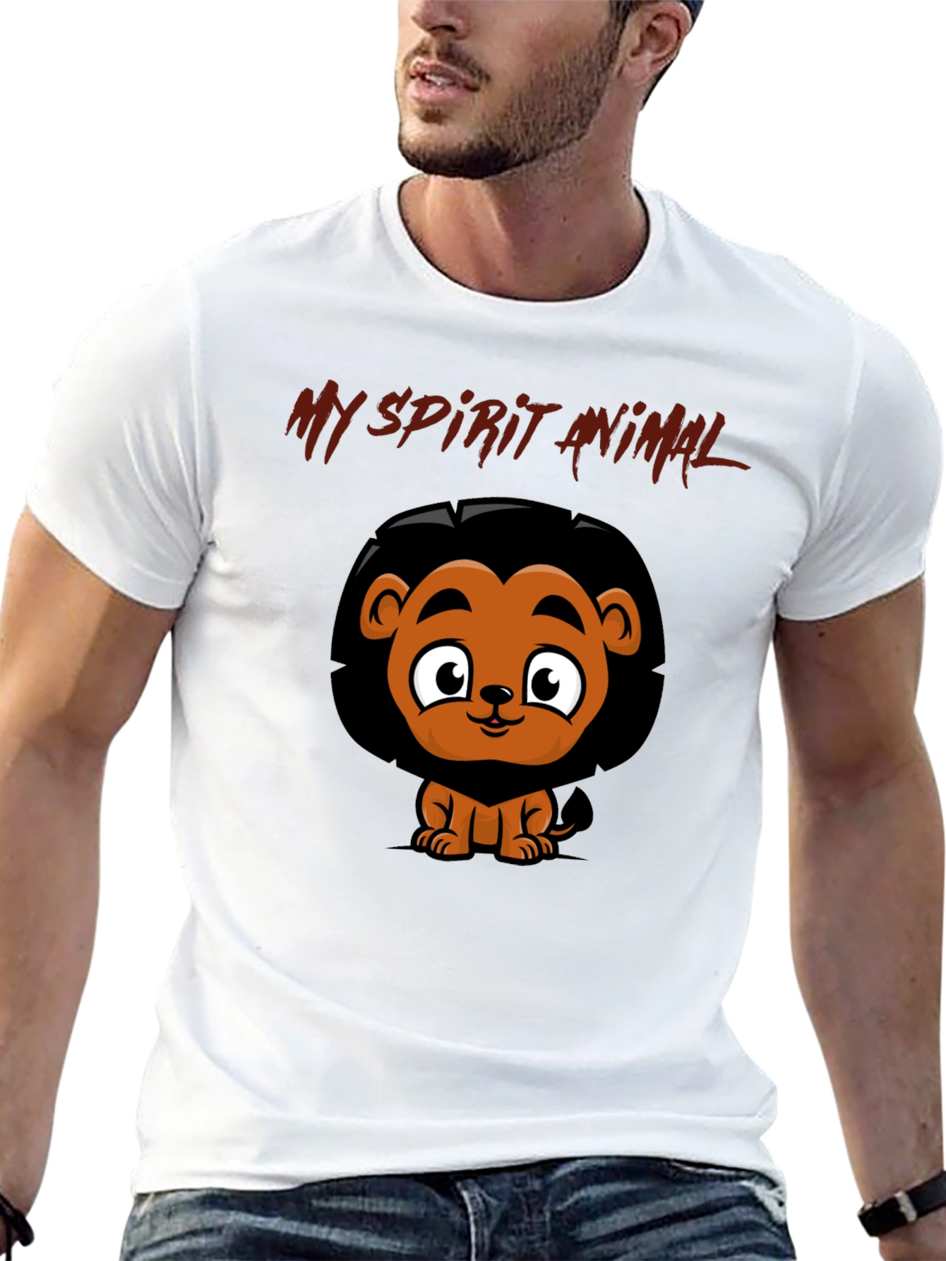 My Spirit Animal Lion Graphic Tee