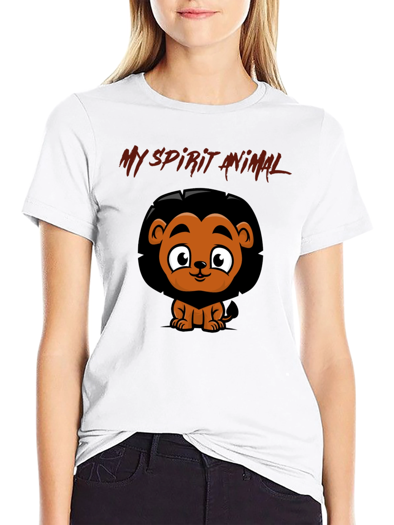 My Spirit Animal Lion Graphic Tee