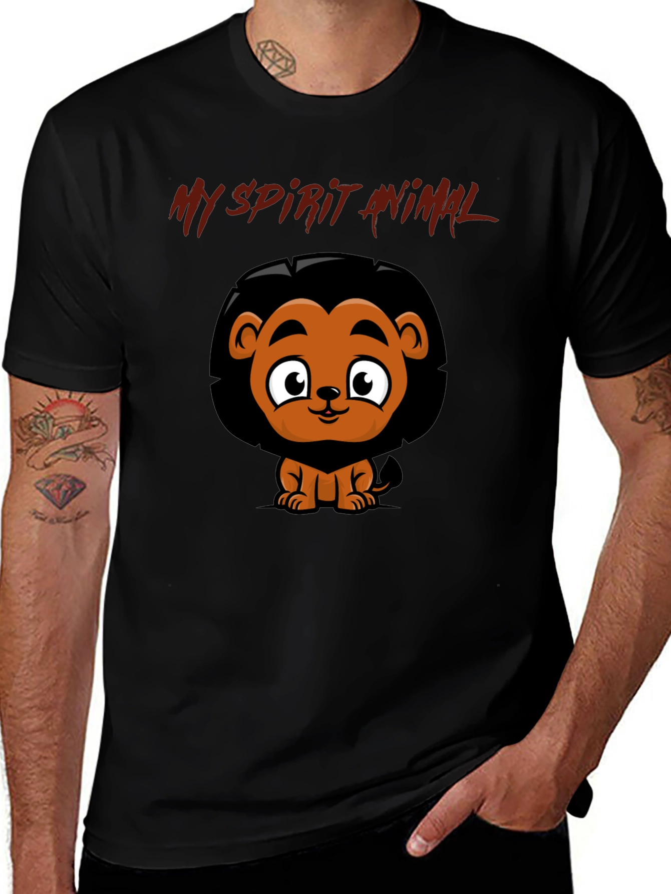 My Spirit Animal Lion Graphic Tee