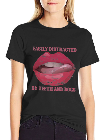 Easily Distracted Lips T-Shirt