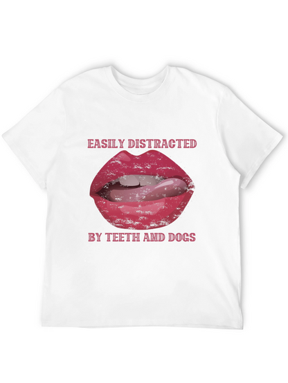 Easily Distracted Lips T-Shirt