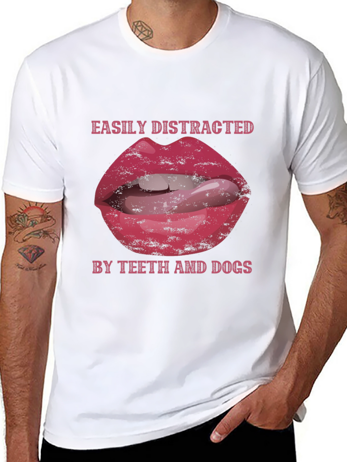 Easily Distracted Lips T-Shirt