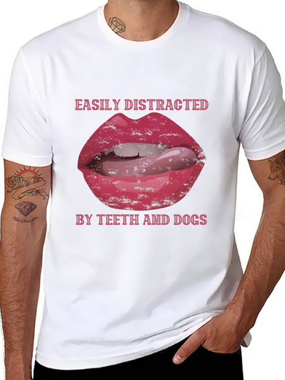 Easily Distracted Lips T-Shirt