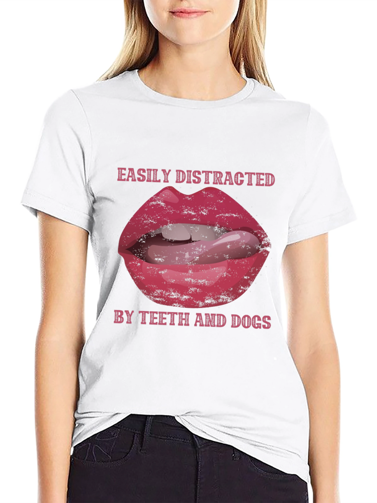 Easily Distracted Lips T-Shirt