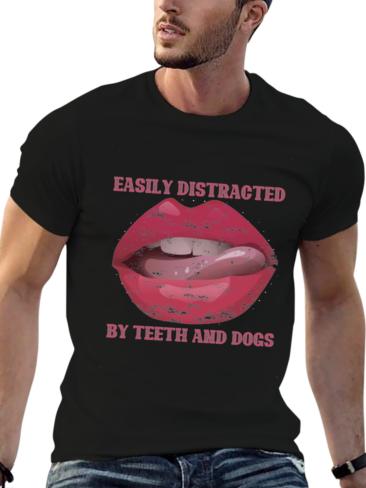 Easily Distracted Lips T-Shirt