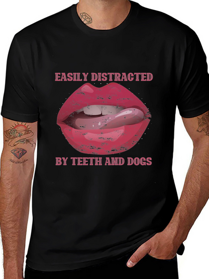 Easily Distracted Lips T-Shirt