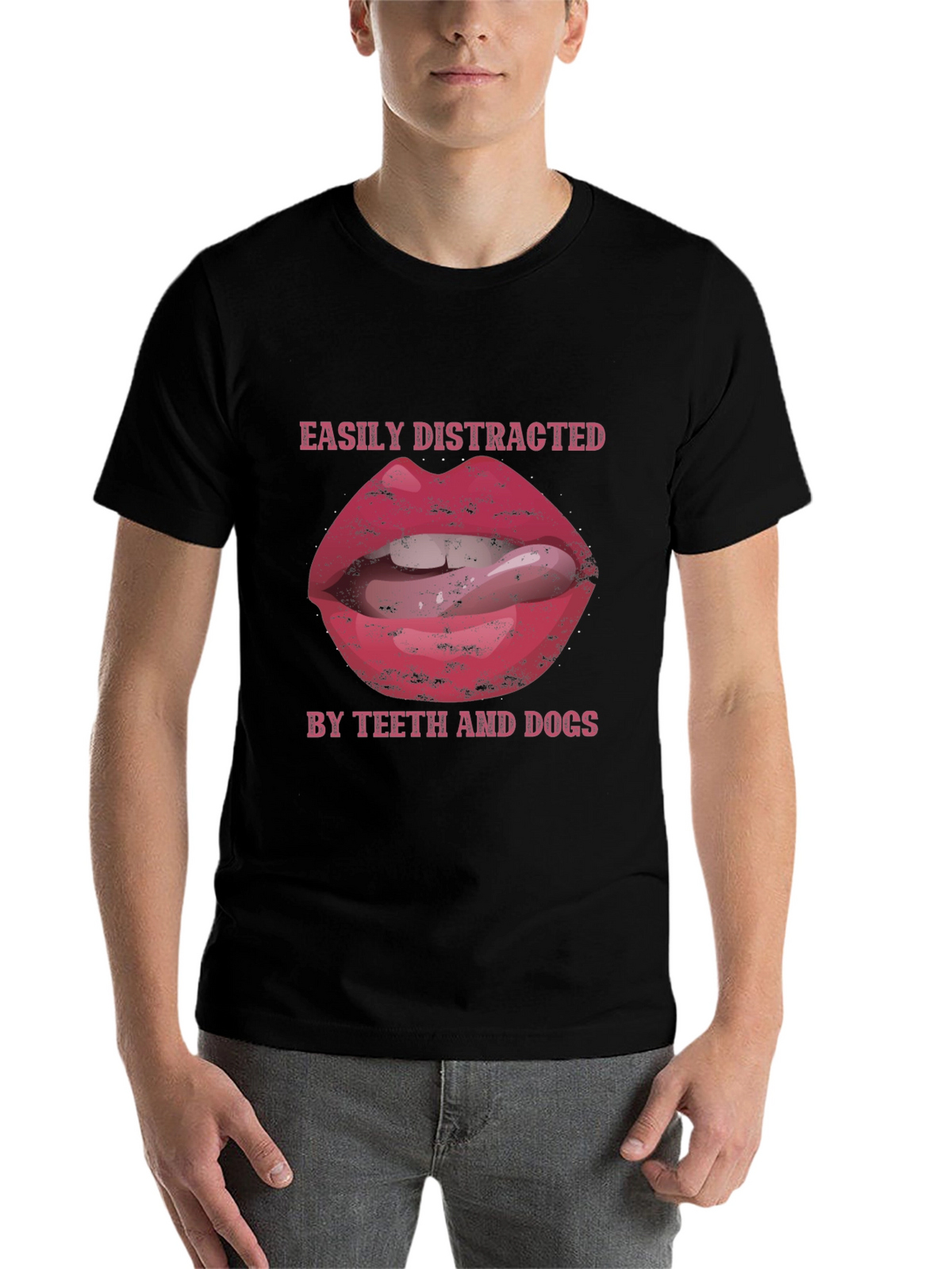 Easily Distracted Lips T-Shirt