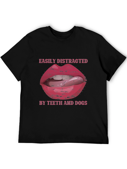 Easily Distracted Lips T-Shirt
