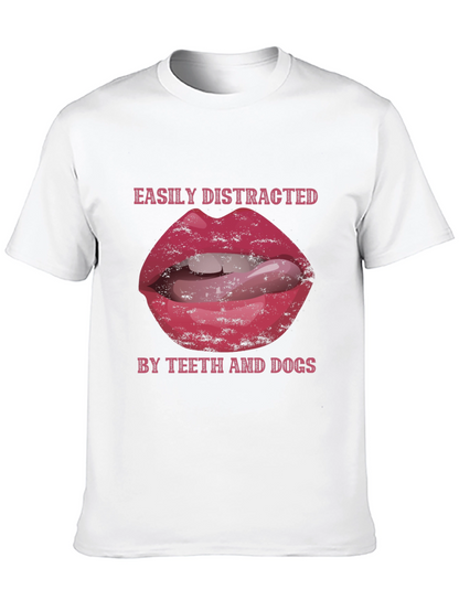 Easily Distracted Lips T-Shirt