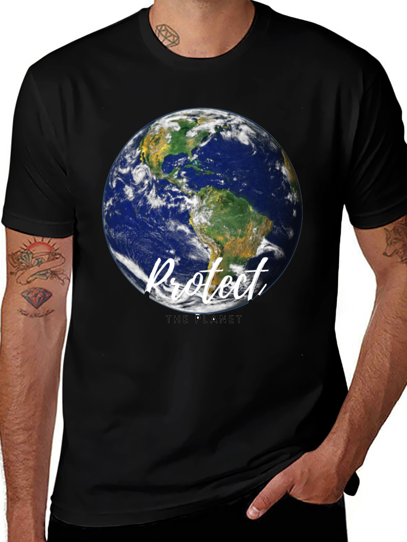 Protect the Planet Graphic T-Shirt - Eco-Friendly Style