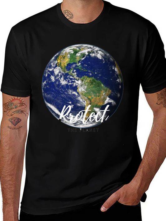 Protect the Planet Graphic T-Shirt - Eco-Friendly Style