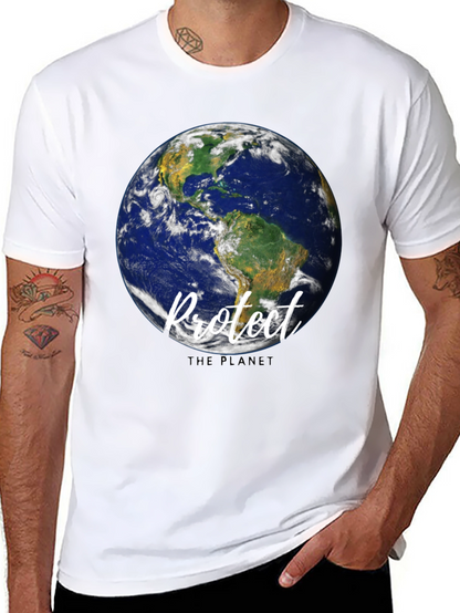 Protect the Planet Graphic T-Shirt - Eco-Friendly Style