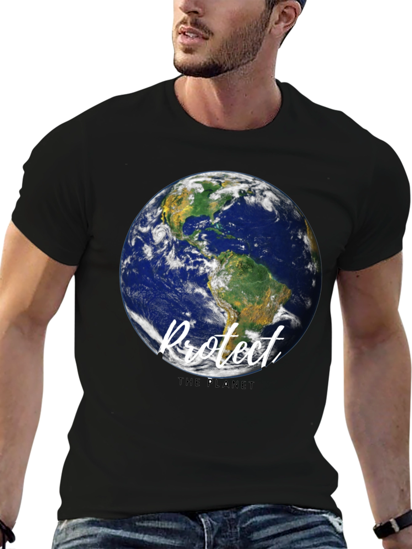 Protect the Planet Graphic T-Shirt - Eco-Friendly Style