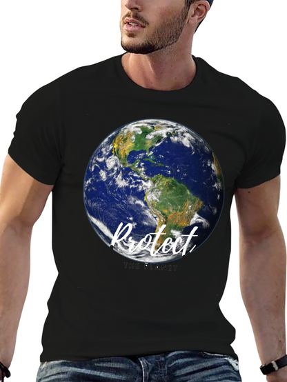 Protect the Planet Graphic T-Shirt - Eco-Friendly Style