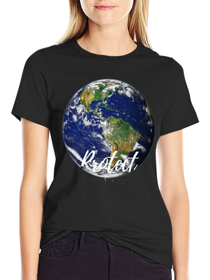 Protect the Planet Graphic T-Shirt - Eco-Friendly Style