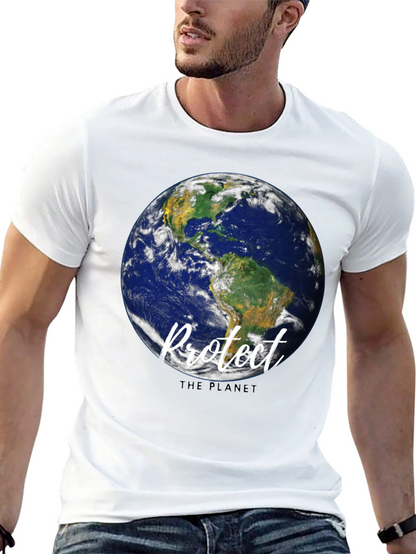 Protect the Planet Graphic T-Shirt - Eco-Friendly Style