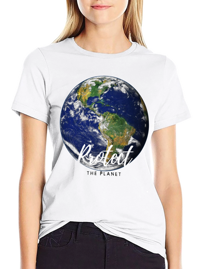 Protect the Planet Graphic T-Shirt - Eco-Friendly Style