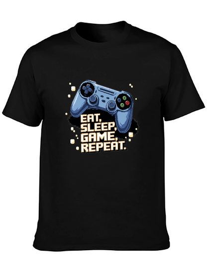 Eat Sleep Game Repeat Gamer T-Shirt