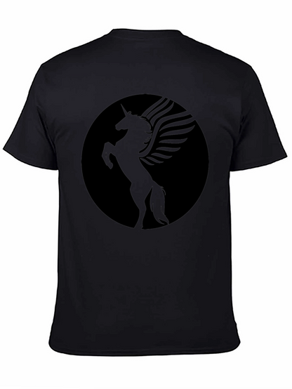 Mystic Pegasus Graphic Tee - Black