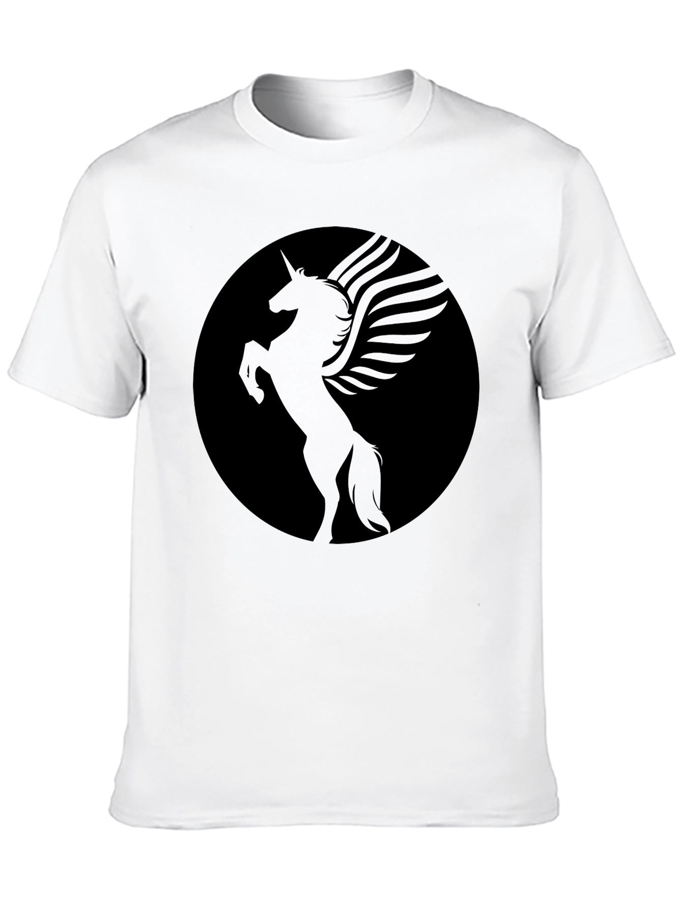 Mystic Pegasus Graphic Tee - Black