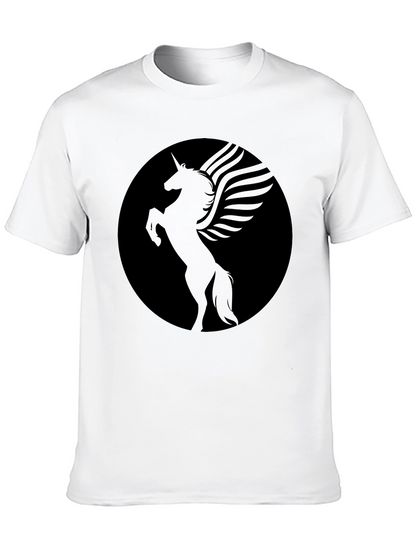 Mystic Pegasus Graphic Tee - Black