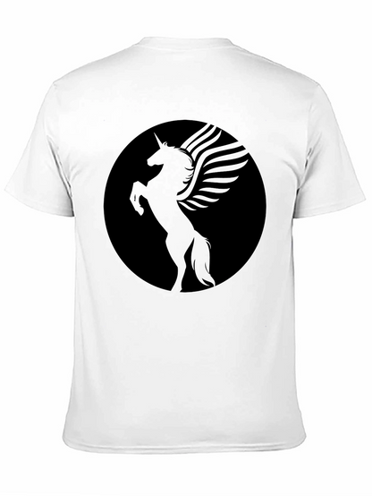 Mystic Pegasus Graphic Tee - Black