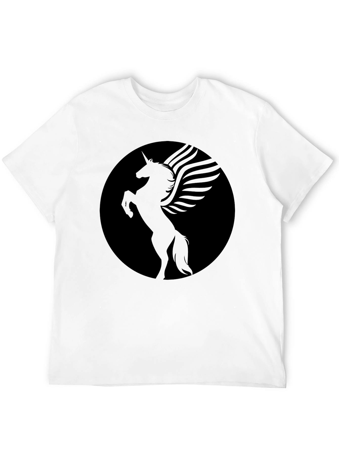 Mystic Pegasus Graphic Tee - Black