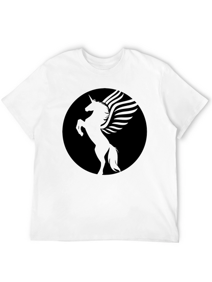 Mystic Pegasus Graphic Tee - Black