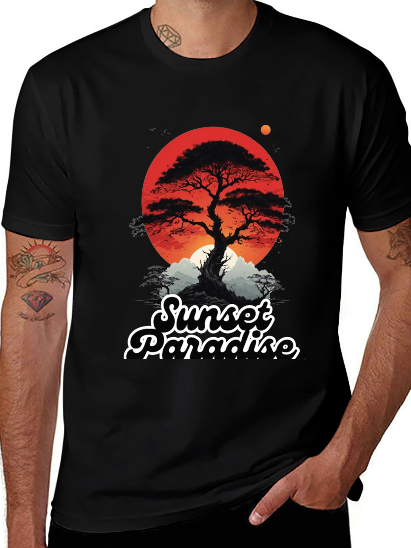 Sunset Paradise Graphic T-Shirt