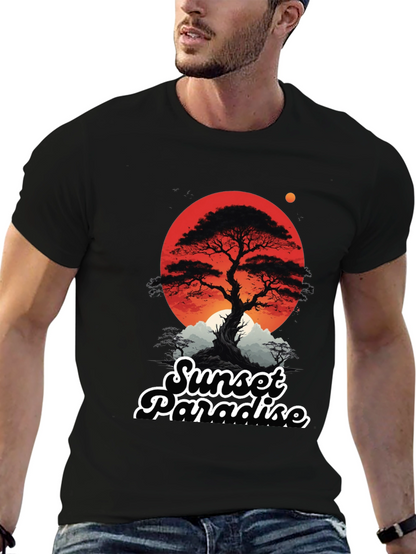 Sunset Paradise Graphic T-Shirt