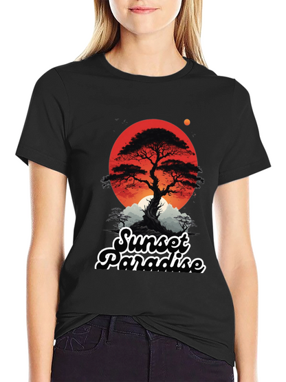 Sunset Paradise Graphic T-Shirt