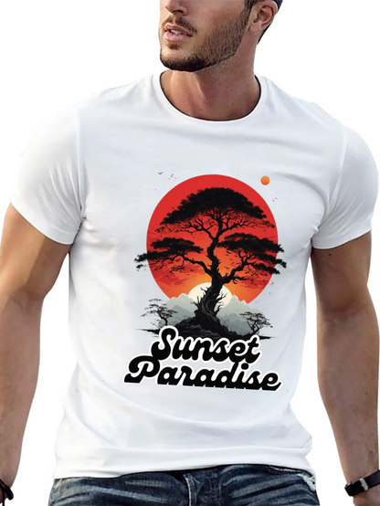 Sunset Paradise Graphic T-Shirt