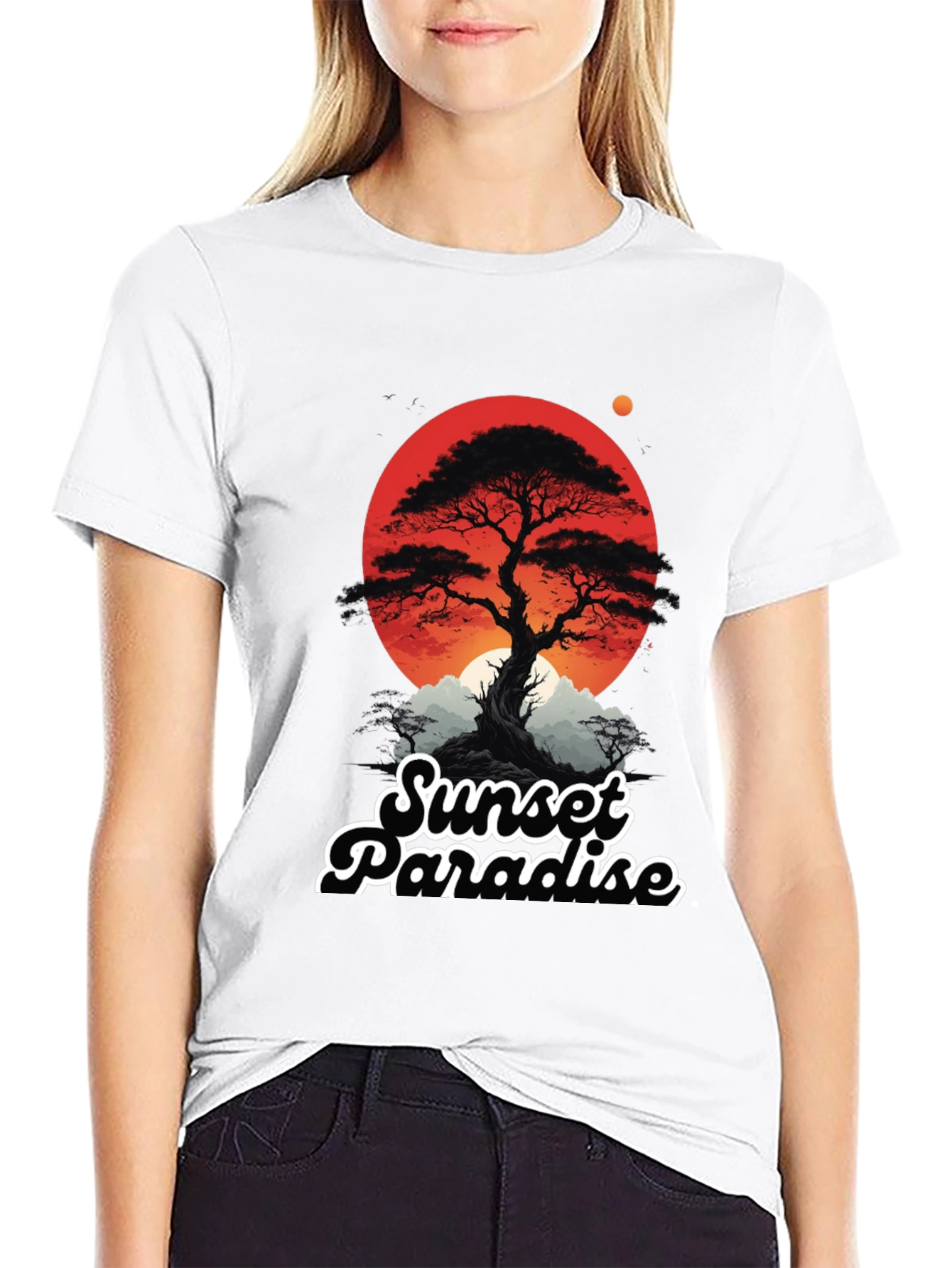 Sunset Paradise Graphic T-Shirt