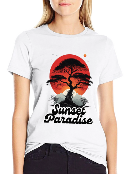 Sunset Paradise Graphic T-Shirt