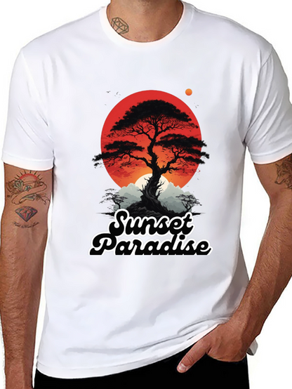 Sunset Paradise Graphic T-Shirt