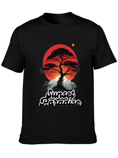 Sunset Paradise Graphic T-Shirt