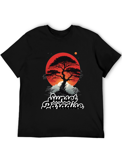 Sunset Paradise Graphic T-Shirt