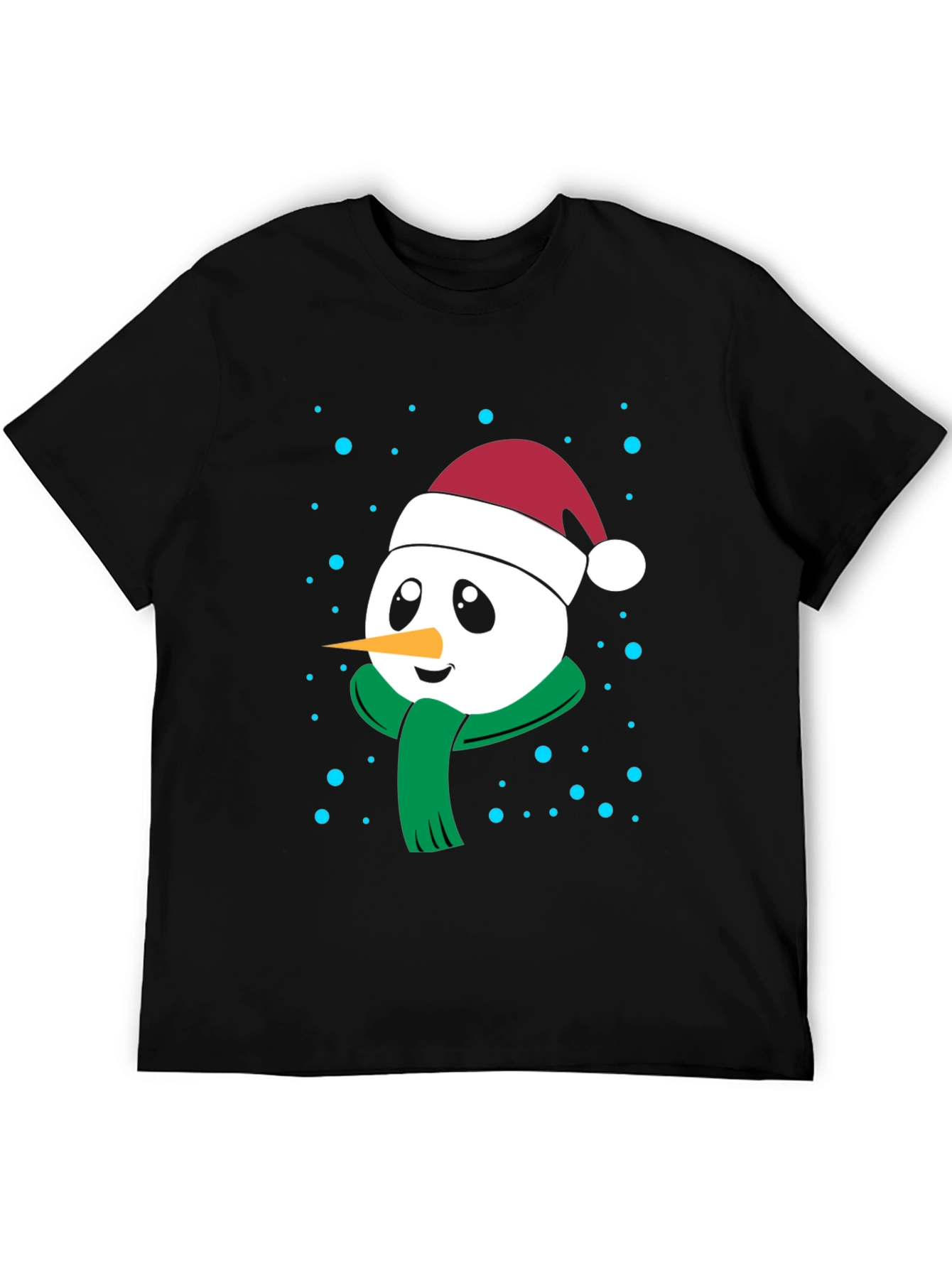 Festive Snowman Graphic Tee - Holiday Cheer