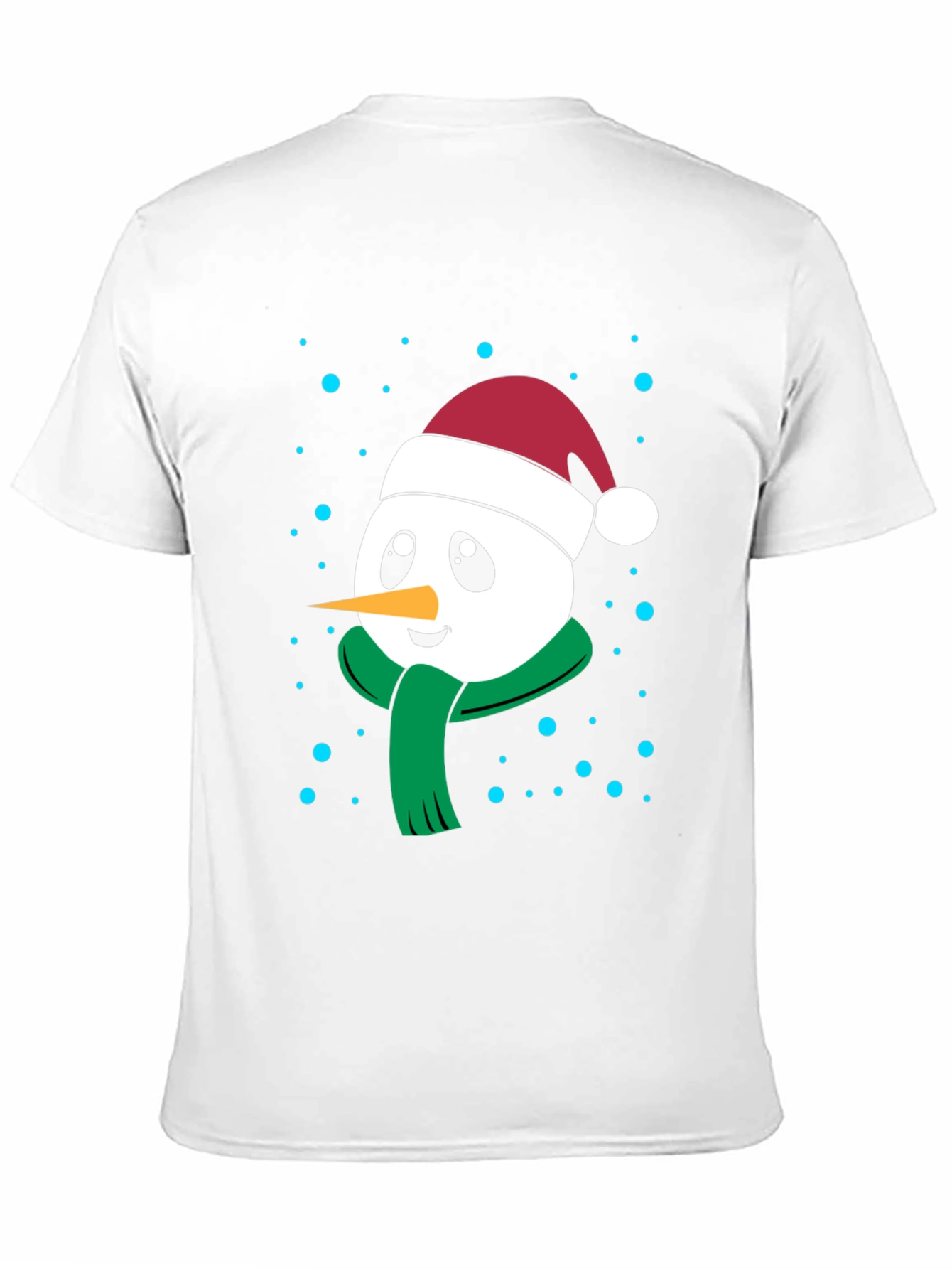 Festive Snowman Graphic Tee - Holiday Cheer