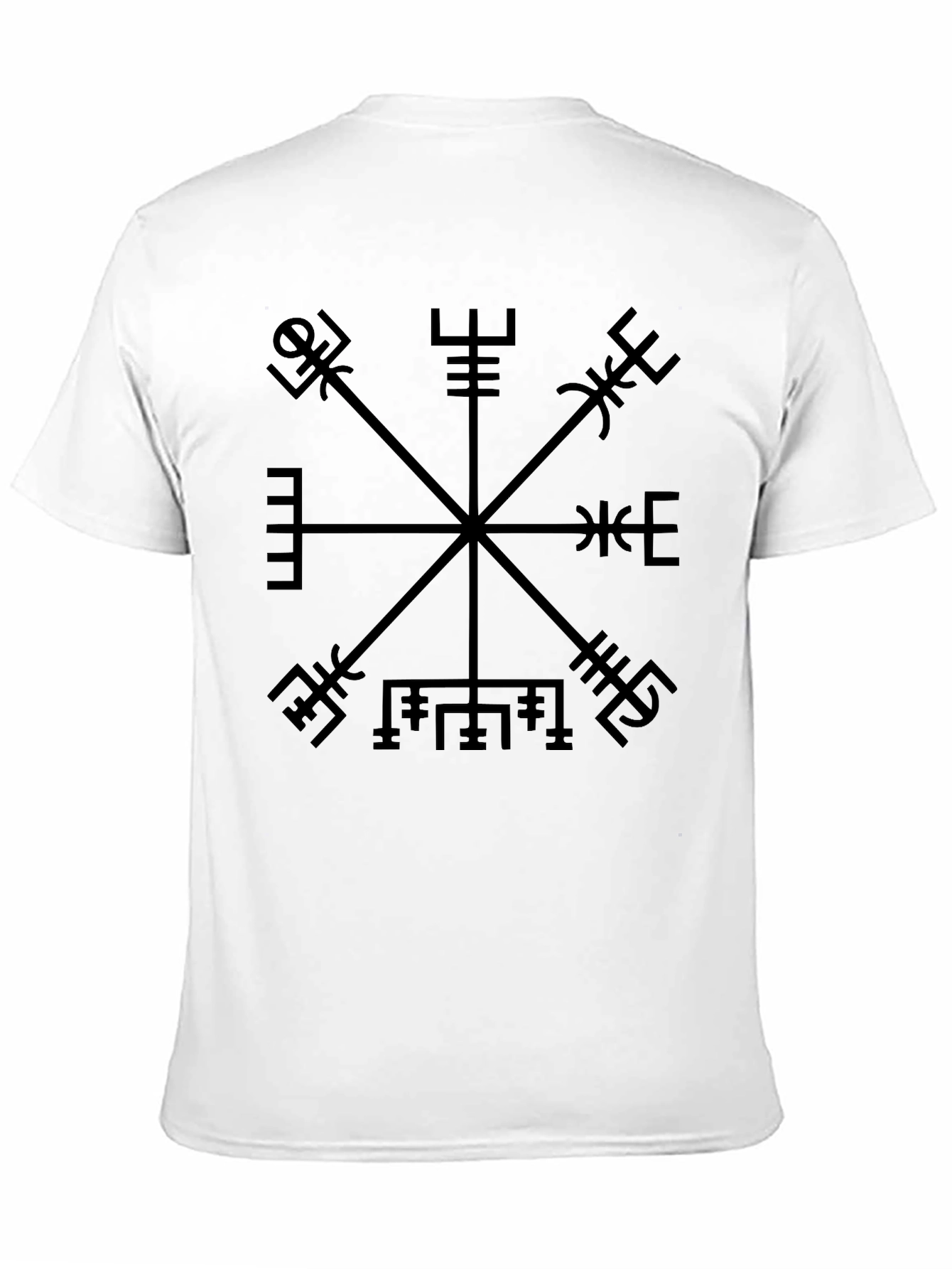Vegvisir Compass T-Shirt - Norse Viking Runes