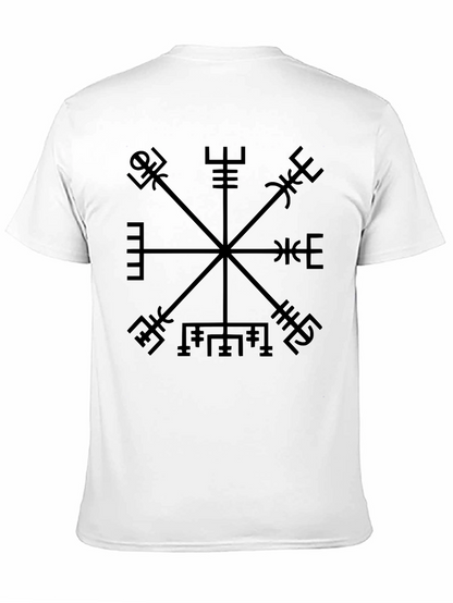 Vegvisir Compass T-Shirt - Norse Viking Runes