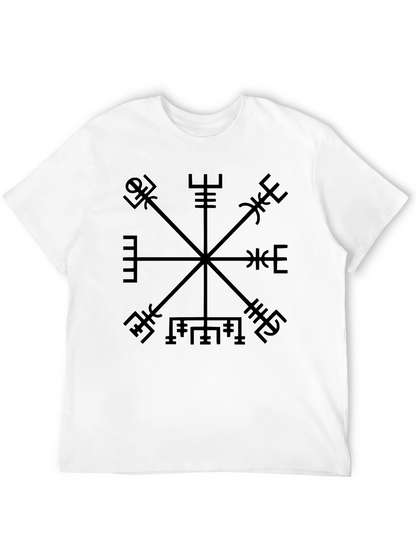 Vegvisir Compass T-Shirt - Norse Viking Runes