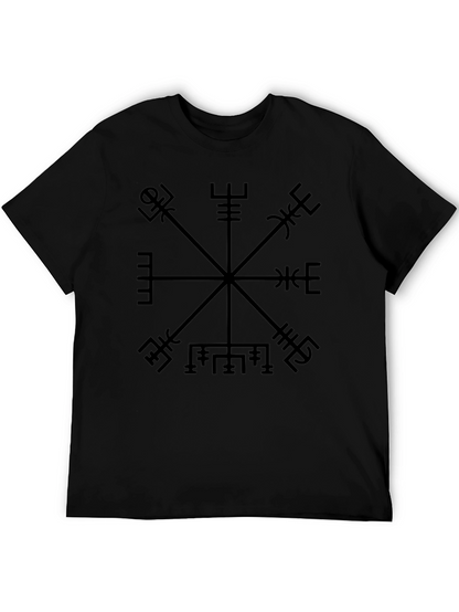 Vegvisir Compass T-Shirt - Norse Viking Runes