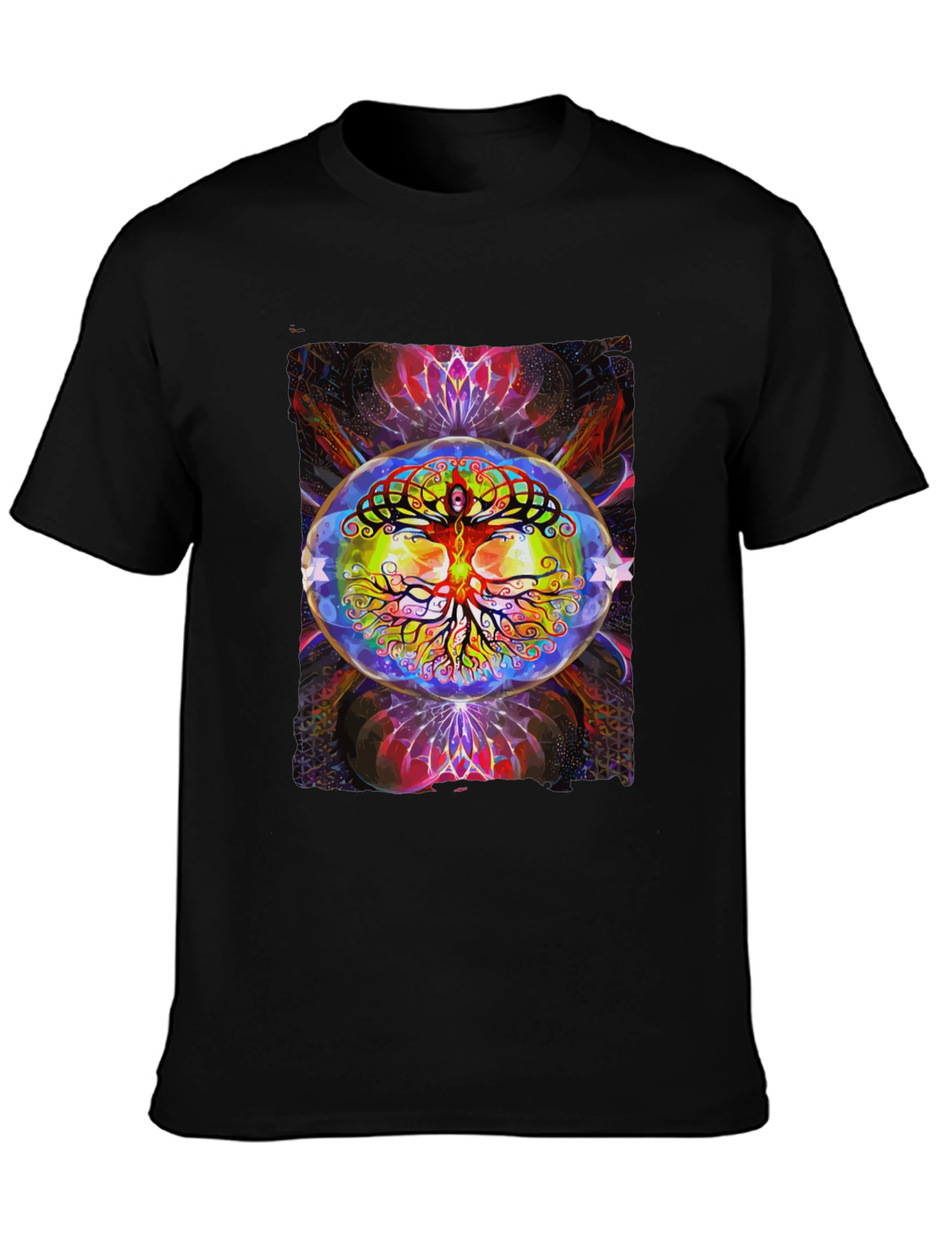 Psychedelic Tree of Life Graphic Tee