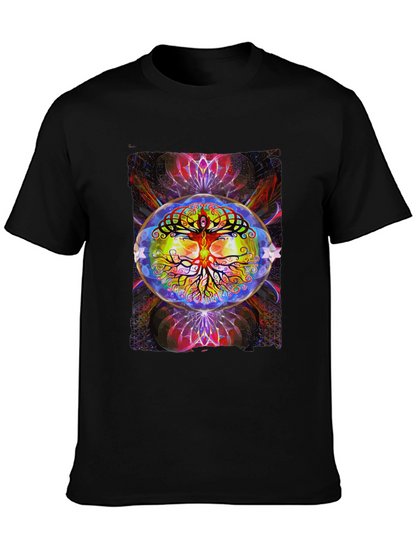 Psychedelic Tree of Life Graphic Tee