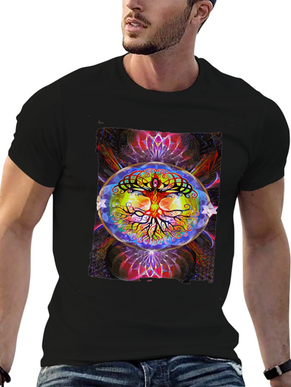 Psychedelic Tree of Life Graphic Tee