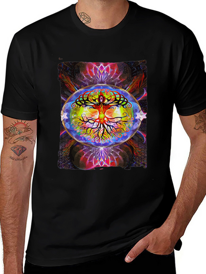 Psychedelic Tree of Life Graphic Tee